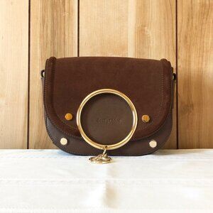 See By Chloé Mara Suede & Leather Crossbody Bag NWOT
